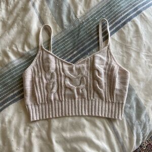 WildFable Creme Knit Tank Top